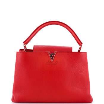 Louis Vuitton Capucines Bag Leather Mm