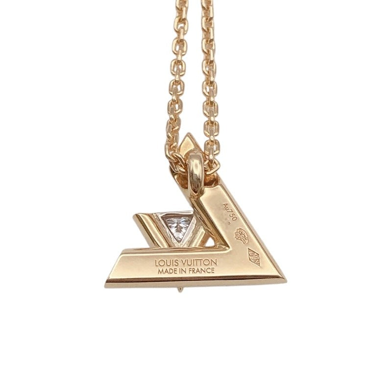 Louis Vuitton Volt One Pendant Necklace K18 Gold