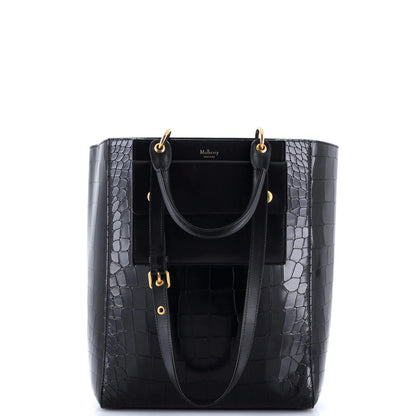 Mulberry Maple Tote Crocodile Embossed Leather Medium