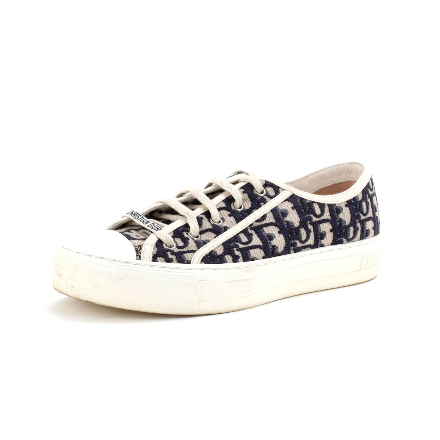 Christian Dior Women'S Walk'N'Dior Sneakers Oblique Canvas