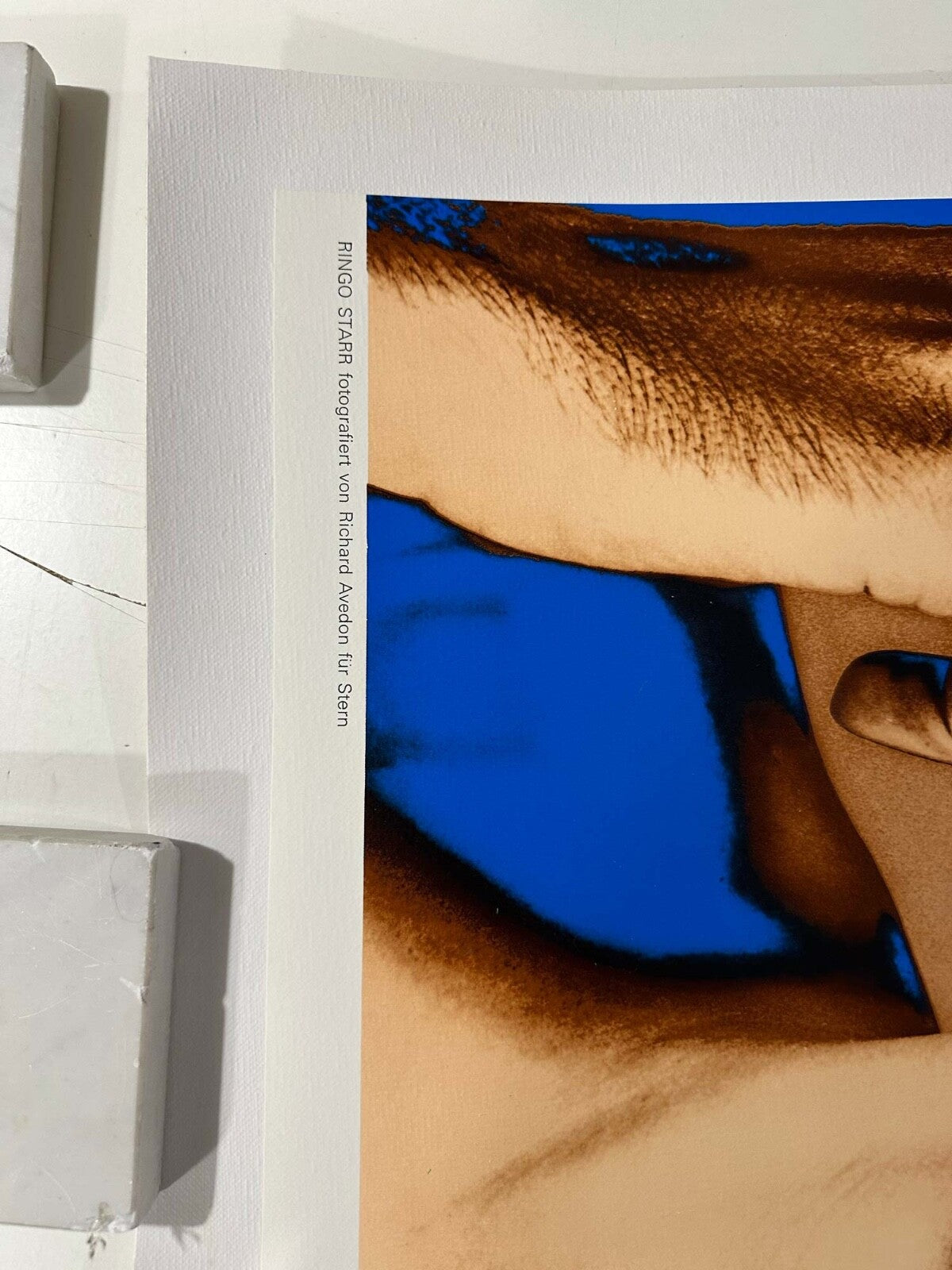 Ringo Starr By Richard Avedon Beatles Poster 1967 Original Printing On Linen