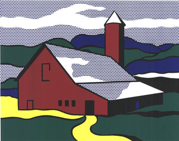 Roy Lichtenstein Red Barn Ii (Lg) 