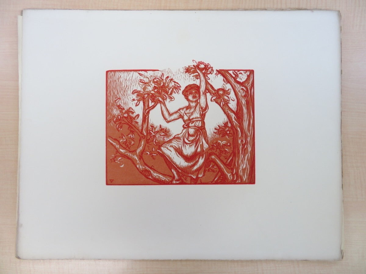 Emile Verhaeren Kato 1918 1St Edition Limited 145/150 Woodcuts By Vibert Rare