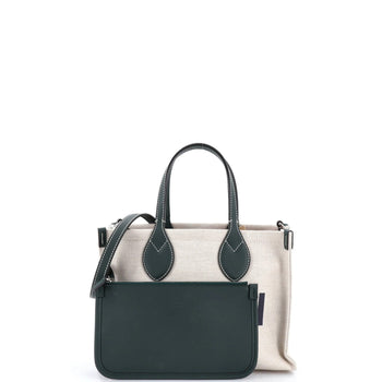 Gucci Logo Shopper Tote Printed Canvas Small