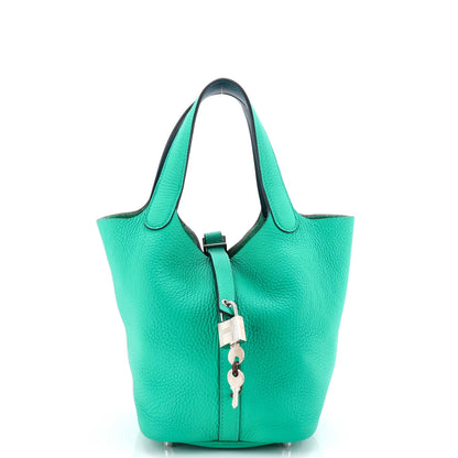 Hermes Eclat Picotin Lock Bag Clemence With Swift Pm