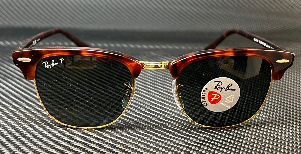RAY BAN RB3016 990 58 Red Havana Square 55 mm Polarized Unisex Sunglasses