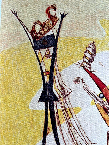 Max Ernst Lithograph Coa Signed Op Hand Numbered In Pencil Crayon