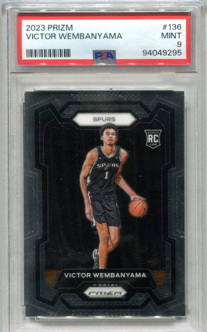 Victor Wembanyama 2023 Mosaic #136 Psa 9 Card