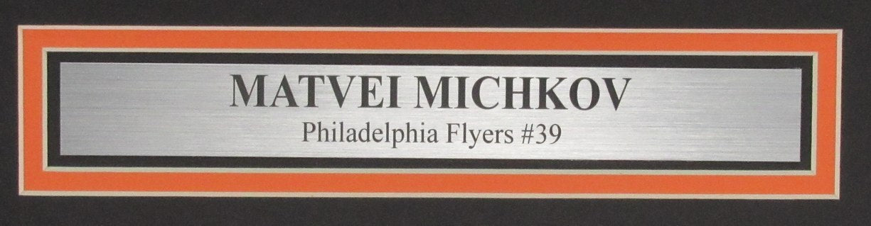 Matvei Michkov Autographed 16X20 Photo Philadelphia Flyers Framed Psa/Dna 195278