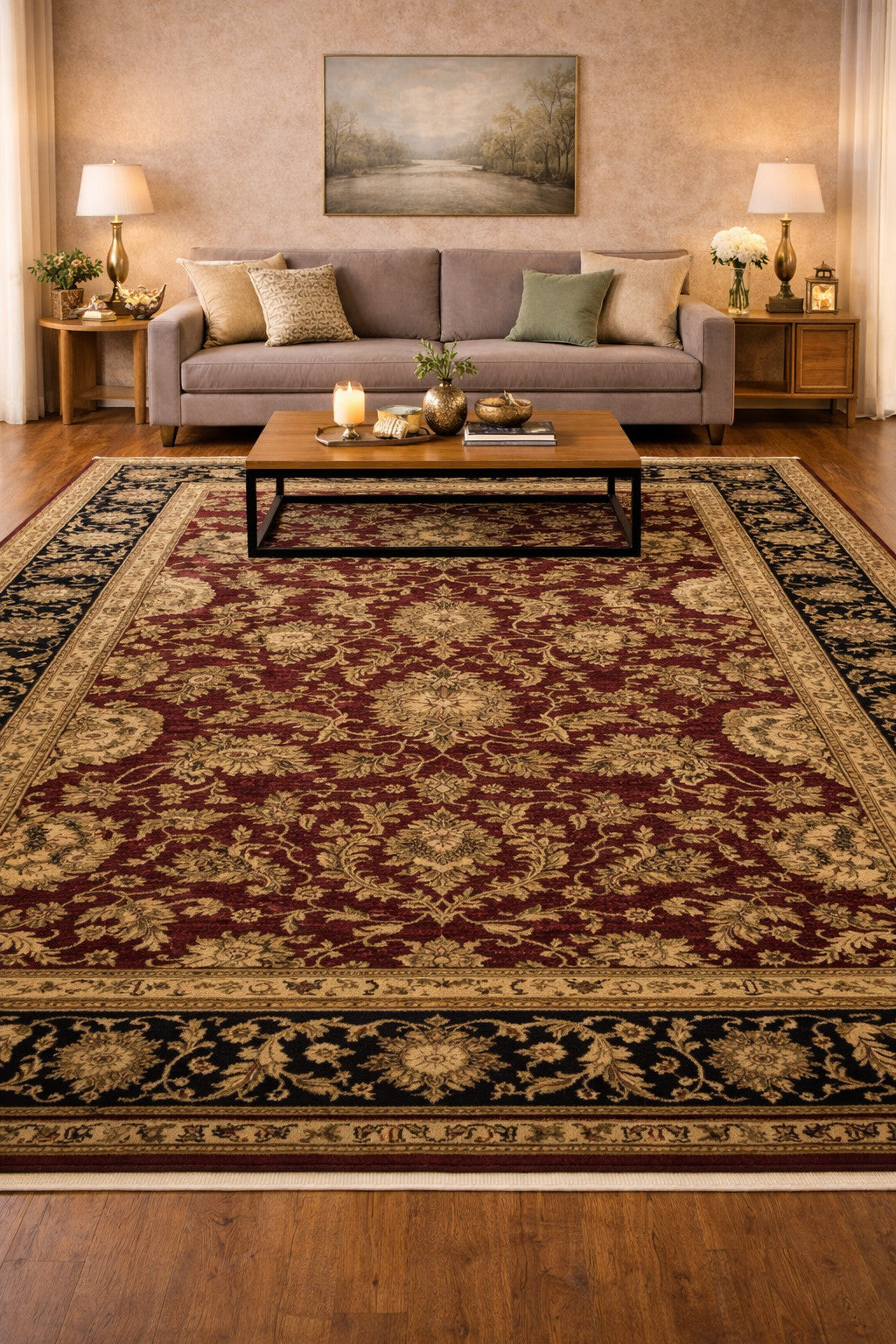 Handmade 6X9 Agra Jaipur Floral Oriental Rug Thick Pile Home Decor Carpet