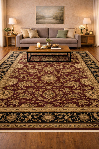 Handmade 6X9 Agra Jaipur Floral Oriental Rug Thick Pile Home Decor Carpet