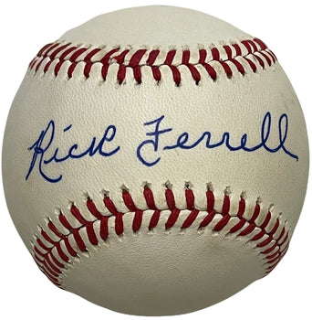 Rick Ferrell Autographed Official Baseball (Jsa)