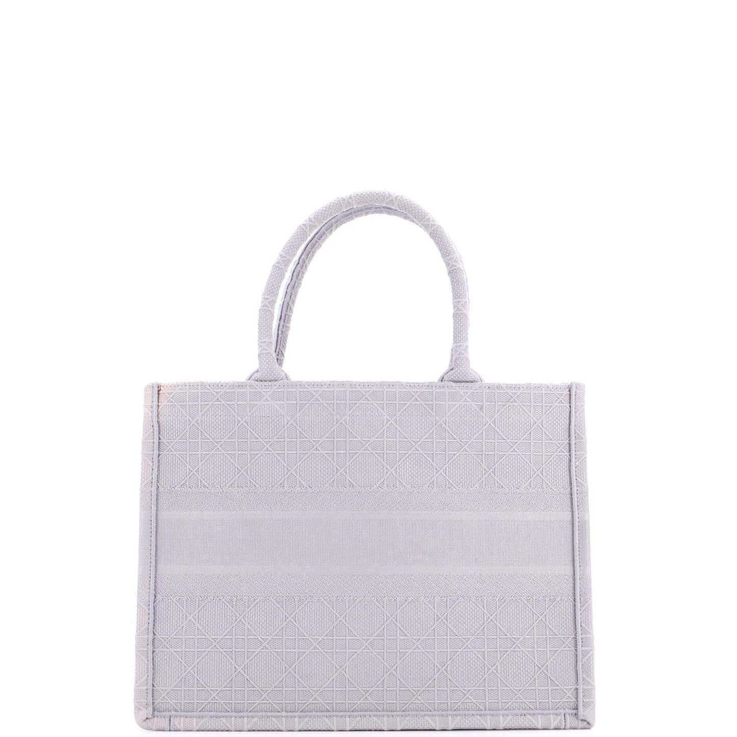 Christian Dior Book Tote Cannage Embroidered Canvas Medium