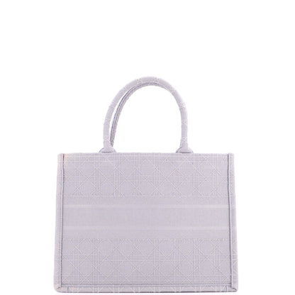 Christian Dior Book Tote Cannage Embroidered Canvas Medium