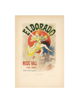 Jules Cheret Original Vintage Poster Eldorado By  Affiches Illustrees 1896
