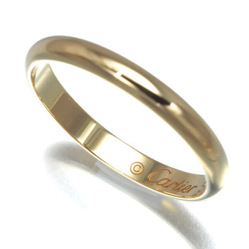 Cartier Ring 1895 Wedding Band 2.5Mm Eu51 18K 750 Yellow Gold