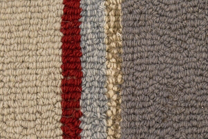 Hand-Tufted Multicolored Stripes 5X8 Modern Area