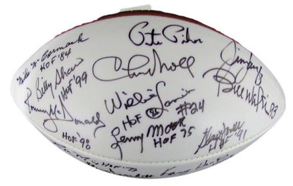 Nfl Hall Of Famers Multi-Autographed (19) Wilson