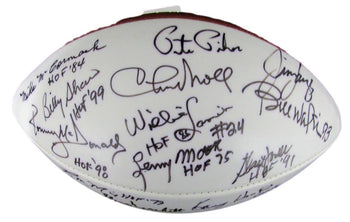 Nfl Hall Of Famers Multi-Autographed (19) Wilson