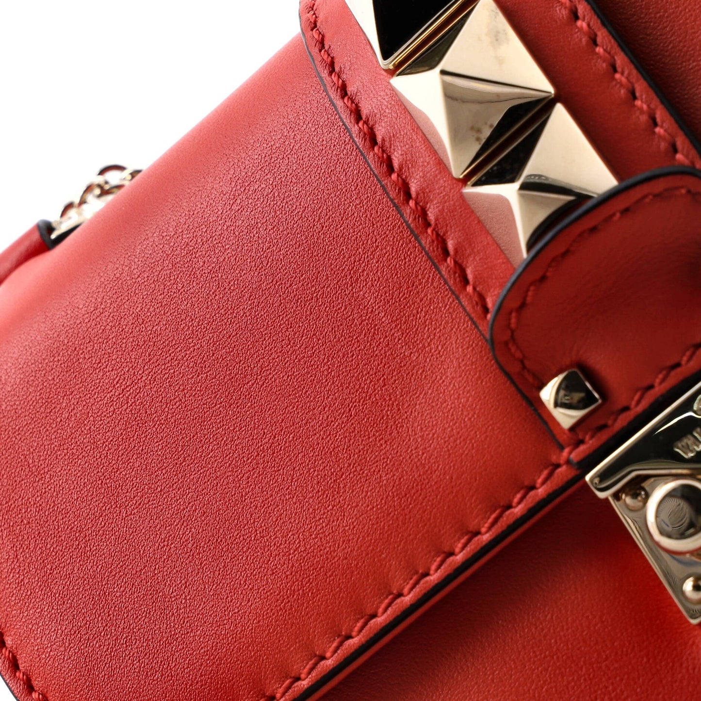 Valentino Garavani Glam Lock Shoulder Bag Leather Mini