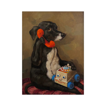 Alison Friend - Dog Framed Signed - Betsy Had