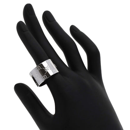 Gucci   Ring Icon Wide # 25 K18 White Gold