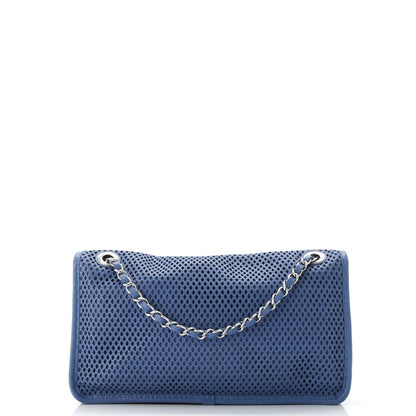 Chanel Up In The Air Flap Bag Perforated Leather Medium