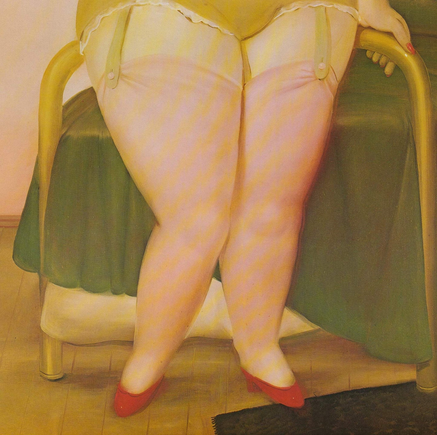 Fernando Botero La Cama (Lg) " Poster Contemporary
