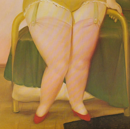 Fernando Botero La Cama (Lg) " Poster Contemporary