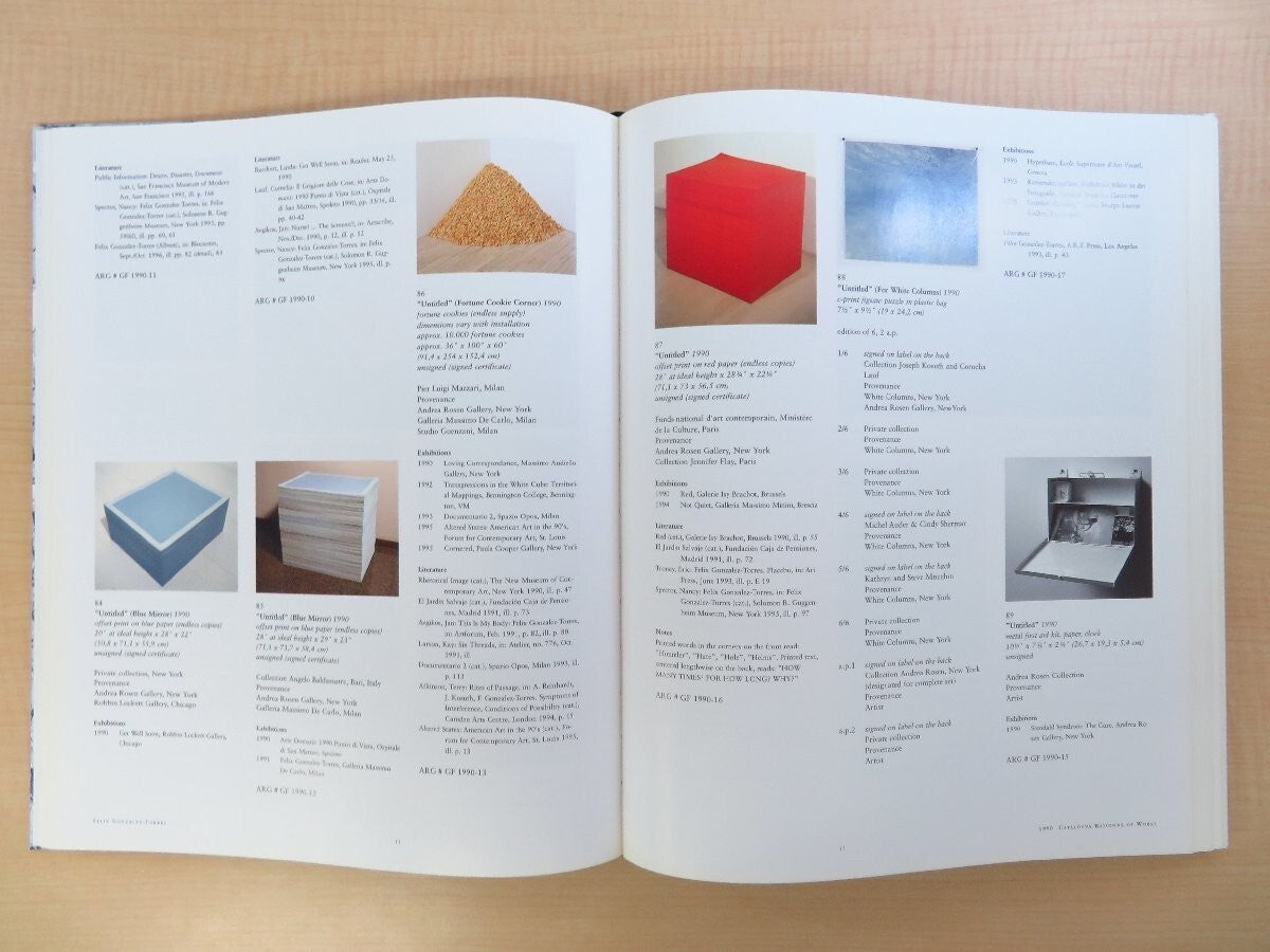 Felix Gonzalez-Torres - Complete Works (2 Volumes) - 1997 - Verlag Hatje Cantz