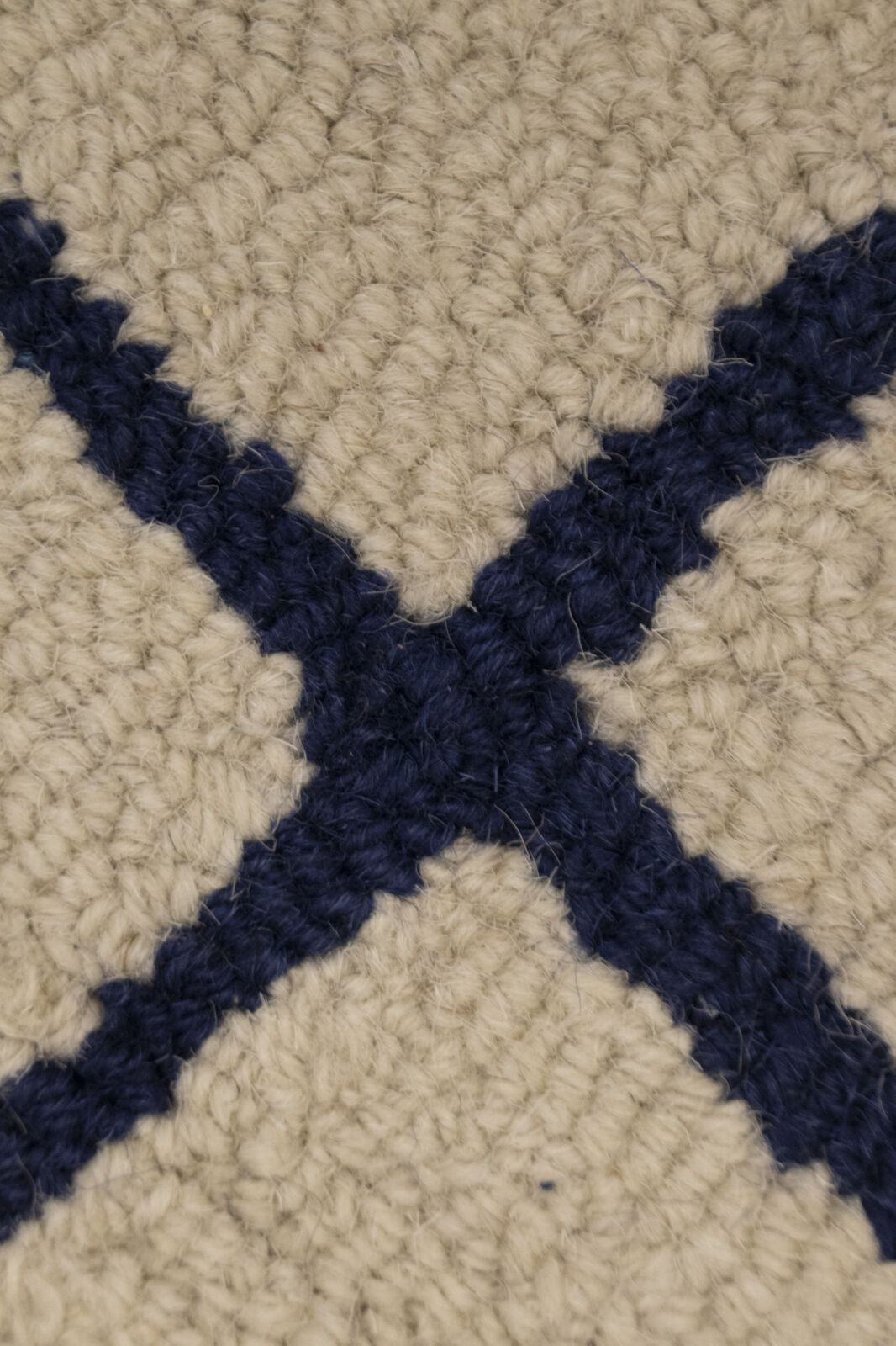 Hand-Tufted Modern Rug Wool Decor 5X8 Cream