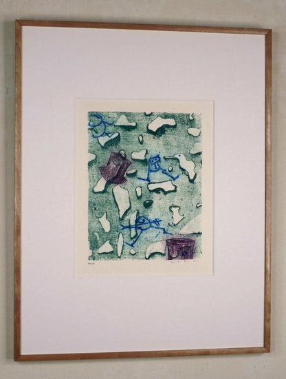 Max Ernst - To Lewis Carroll Original Lithograph Print 1971 Signed Framed Ed Ea
