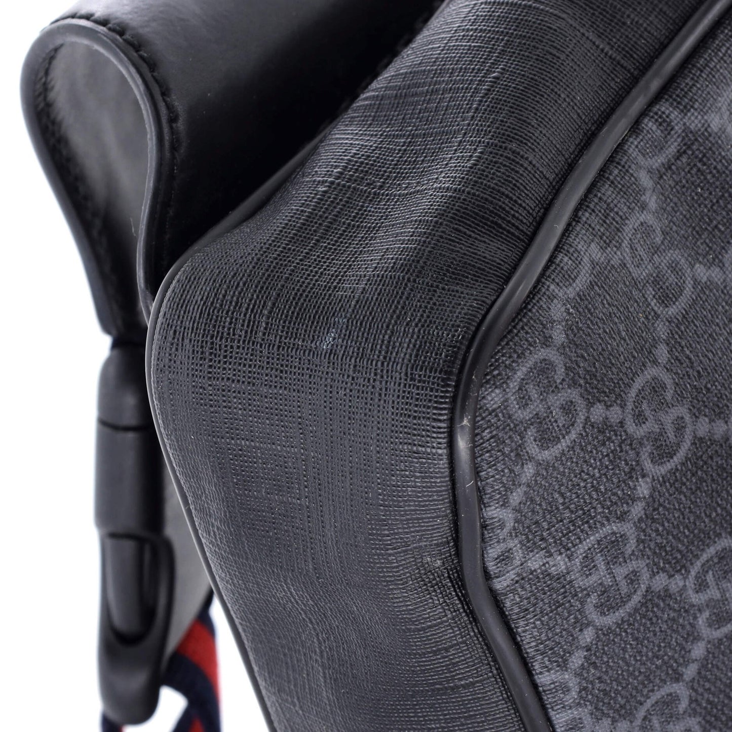 Gucci Soft Zip Belt Bag Gg Coated Canvas Small