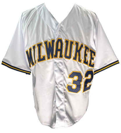 Jacob Misiorowski Brewers Signed/Autographed Custom Baseball Jersey Jsa 201093