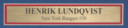 Henrik Lundqvist Autographed 8X10 Photo New York