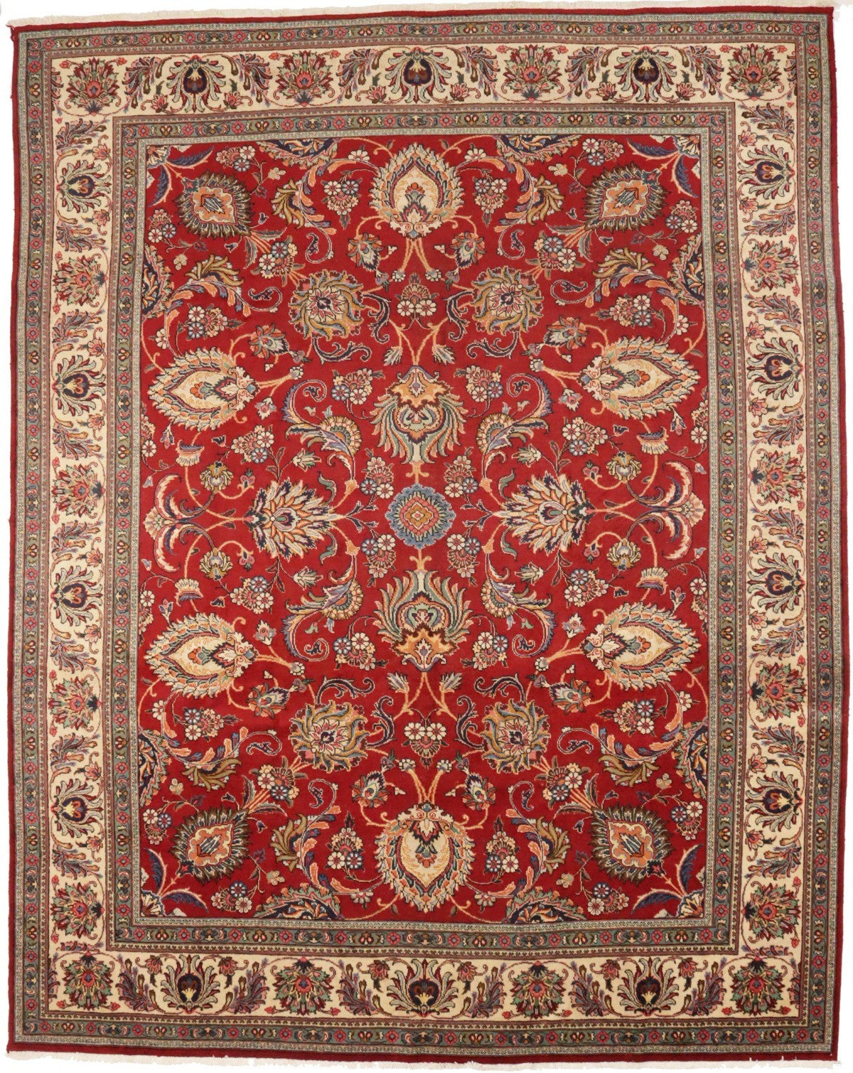 11'6X14'8 Handmade Semi-Antique Oriental Rug Palatial Size Classic Carpet