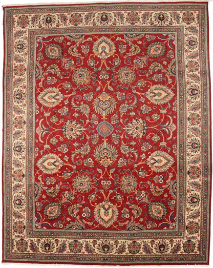 11'6X14'8 Handmade Semi-Antique Oriental Rug Palatial Size Classic Carpet