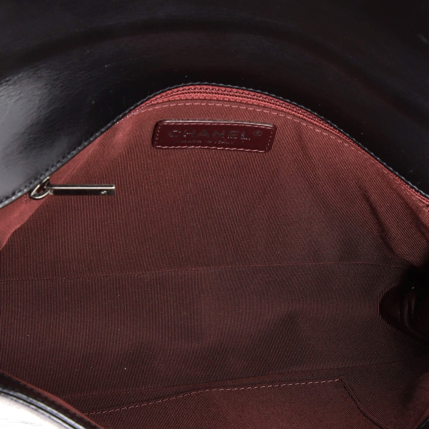 Chanel Chained Boy Flap Bag Quilted Glazed Calfskin New Medium