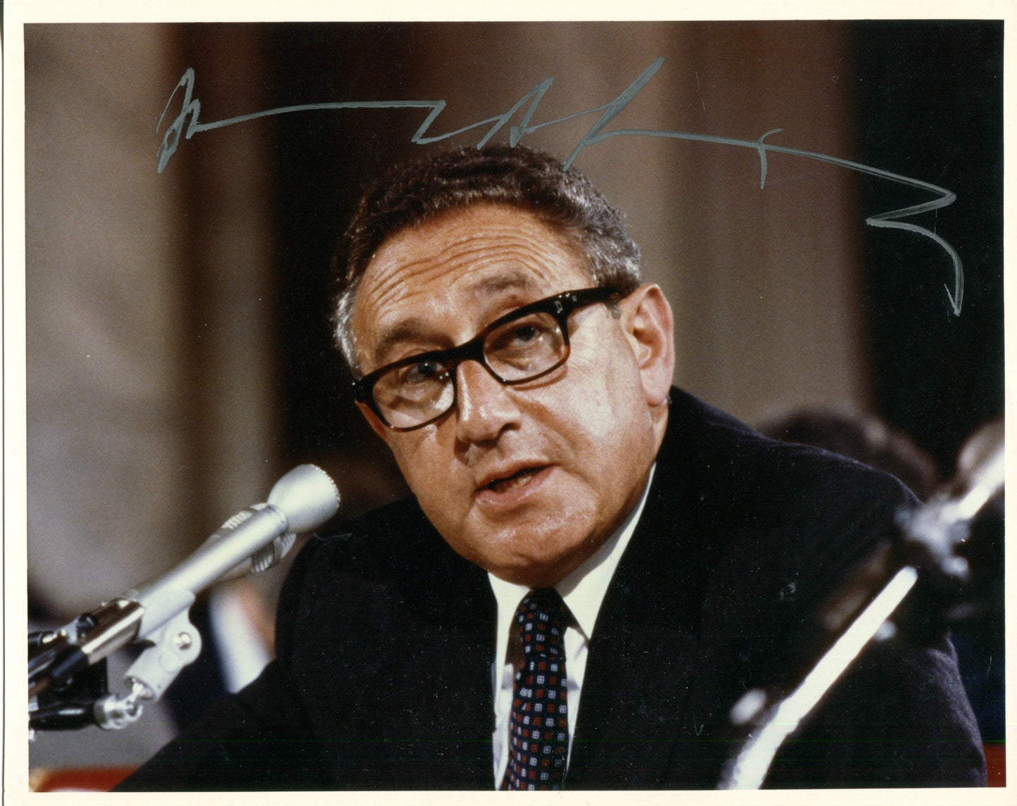 Henry Kissinger Autographed 8X10 Photo