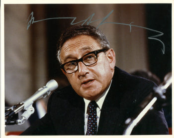 Henry Kissinger Autographed 8X10 Photo