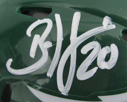 Brian Dawkins Hof Signed Eagles Kelly Green Mini
