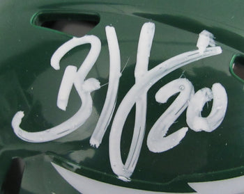 Brian Dawkins Hof Signed Eagles Kelly Green Mini