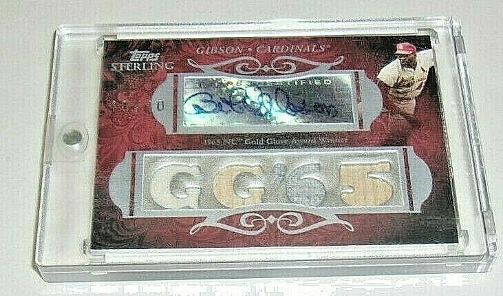 Bob Gibson 2007 Topps Sterling Game Used Quad