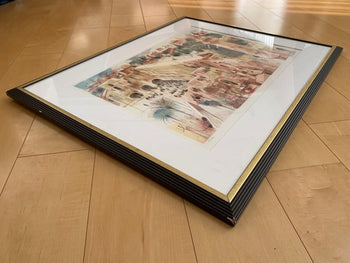 Shmuel Katz ( Israel) Signed Original Lithograph Print Framed Numbered Ed400