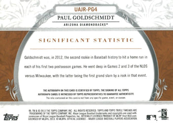 Paul Goldshmidt 2013 Triple Threads
