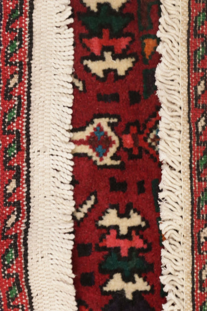 4'6X10 Ft Handmade Tribal Runner Rug Reindeer