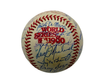 1980 Phillies Team-Signed (31)  1980 World Series
