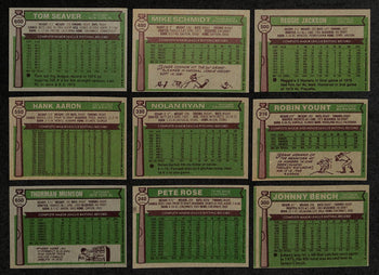 1976 Topps Baseball W/Traded Complete Set Brett