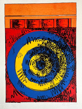 Jasper Johns Lithograph Coa Signed Op Numbered Limited Edition In 180Es