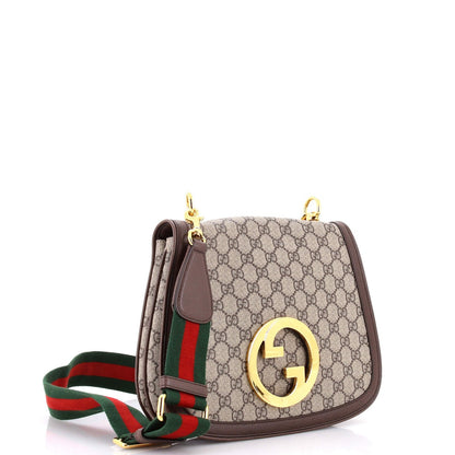 Gucci Blondie Medium NM Top Handle Bag in GG Coated Canvas